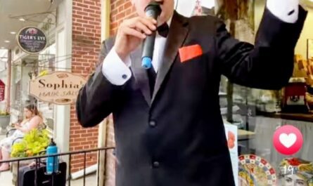 Rich B Performing The Frank Sinatra Tribute Show Live at First Friday Celebration in Lititz PA